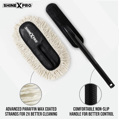 Scratch-Free Wax-Coated Car Duster