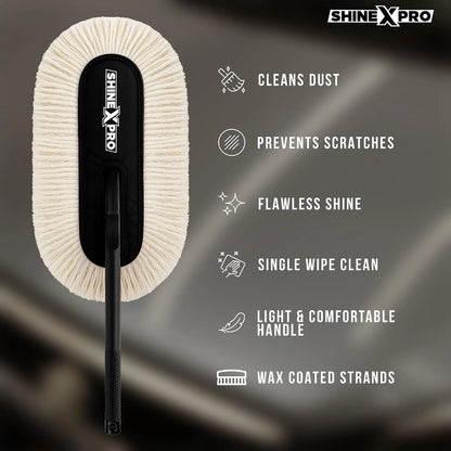 Scratch-Free Wax-Coated Car Duster
