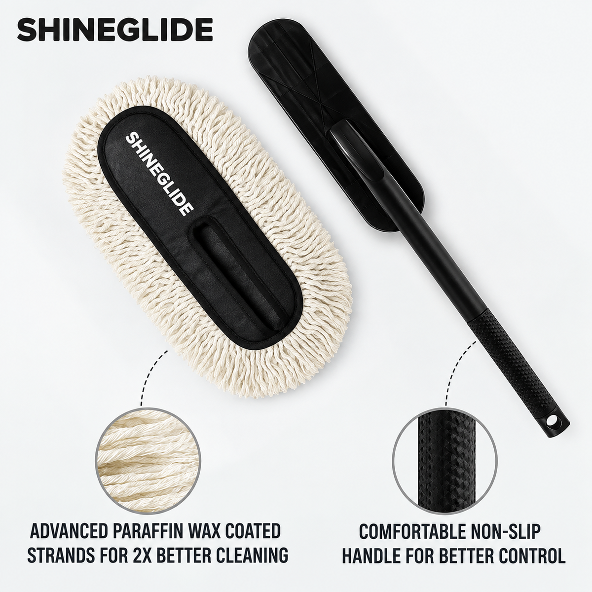 Scratch-Free Wax-Coated Car Duster